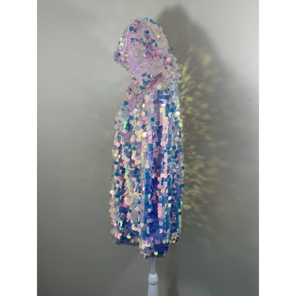 NWT Niwota LED Light Up Sequin Jacket Women L Pink Festival Halloween Rave - Picture 12 of 16